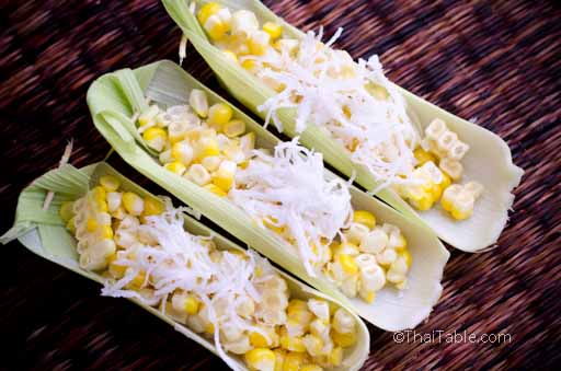 Corn with Shredded Coconut
