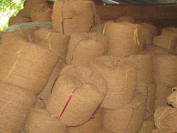 Handicraft villages of the coconut industry