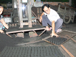 Production model clean charcoal